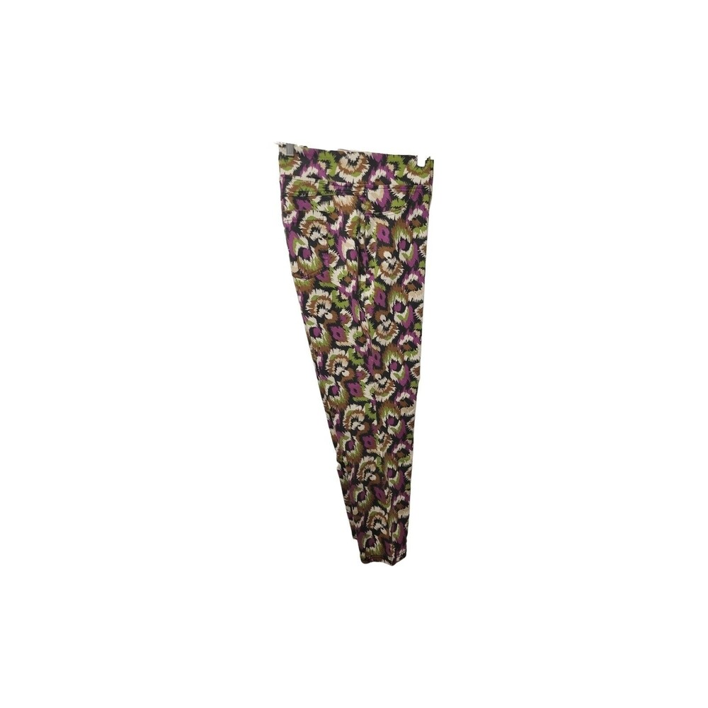 Terra & Sky Jegging Pants Women 1X Purple Starburst